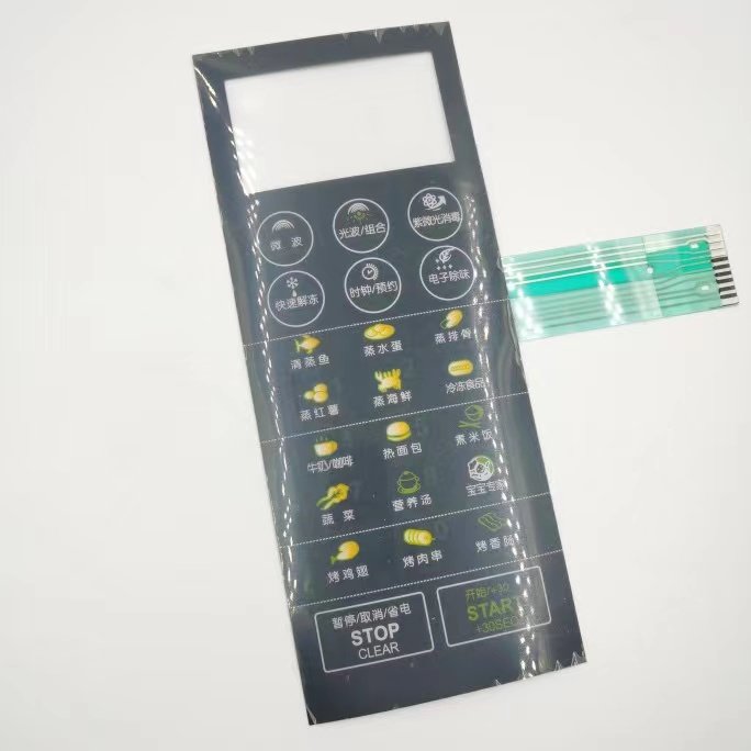 custom microwave oven membrane switch panel ip67 waterproof membrane switch
