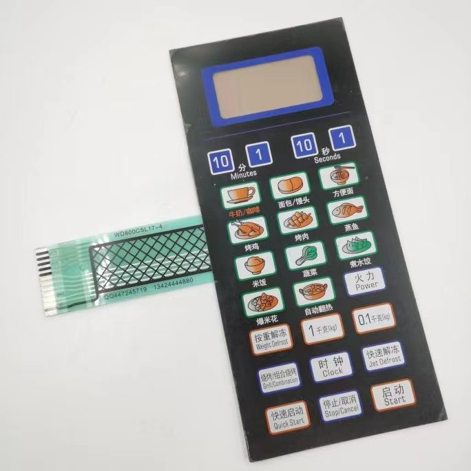 custom microwave oven membrane switch panel ip67 waterproof membrane switch