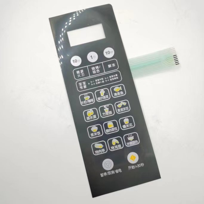 custom microwave oven membrane switch panel ip67 waterproof membrane switch