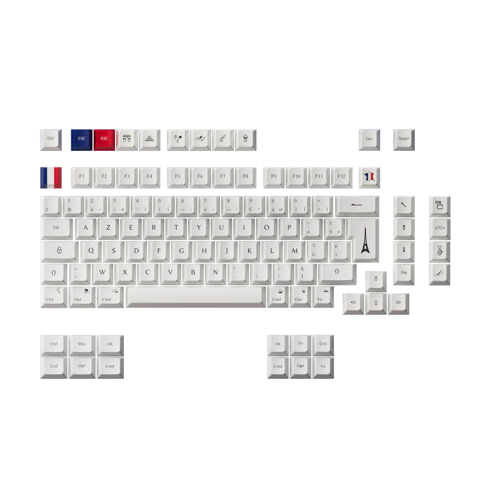 AKKO MOD 007B HE FR Gamer Mechanical Keyboard French Layout Wireless Hall Effect Switches Keyboard ISO