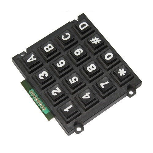 Matrix Keyboard Keypad 4x4 Module Use Key PIC AVR Stamp Sml Plastic Keys Switch