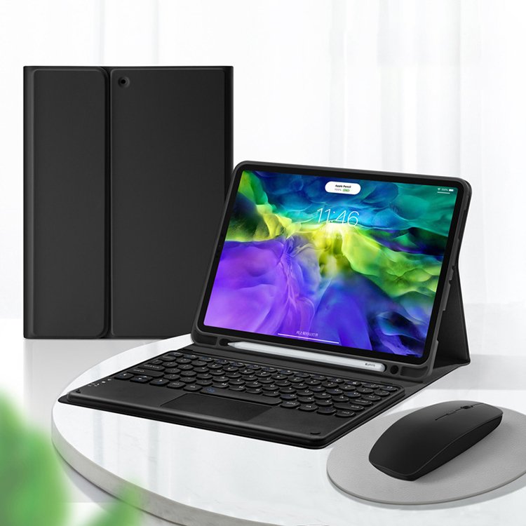 Keyboard case For iPad 11 inch Shockproof PU Tablet Case Pencil Holder Tablet Cover case with keyboard For iPad air 4 10.9