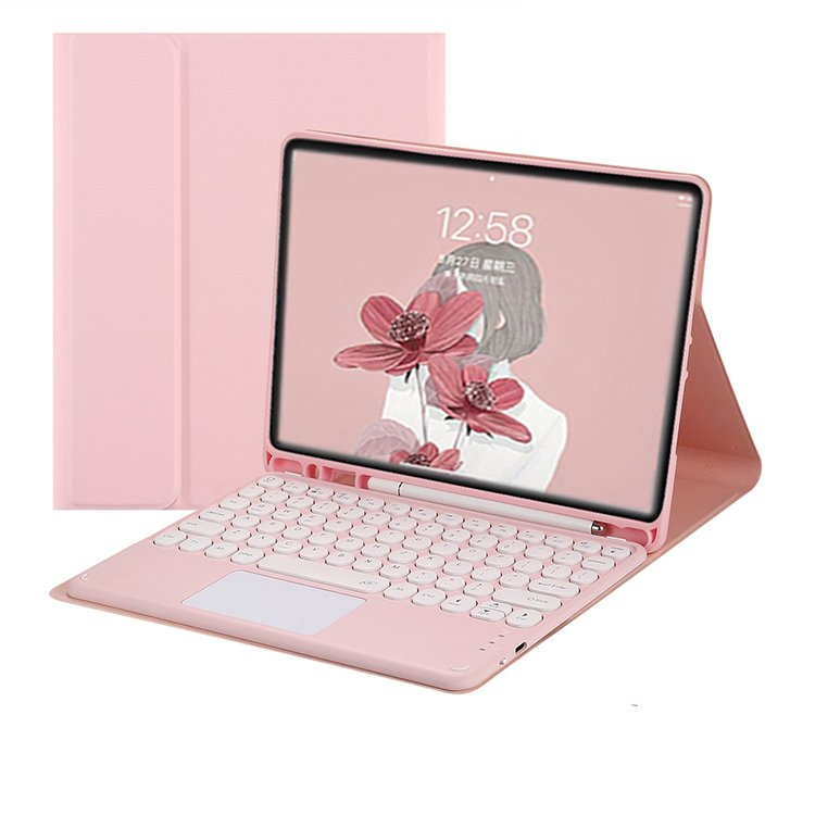 Keyboard case For iPad 11 inch Shockproof PU Tablet Case Pencil Holder Tablet Cover case with keyboard For iPad air 4 10.9