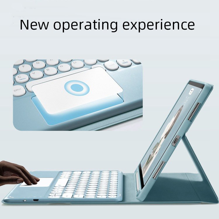 Keyboard case For iPad 11 inch Shockproof PU Tablet Case Pencil Holder Tablet Cover case with keyboard For iPad air 4 10.9