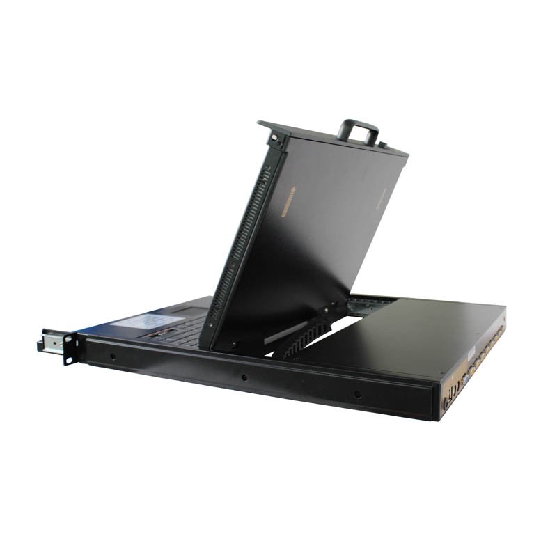 China KVM switch manufacturer 17 inch led 8 port VGA IP access rack 1U screen ip KVM console