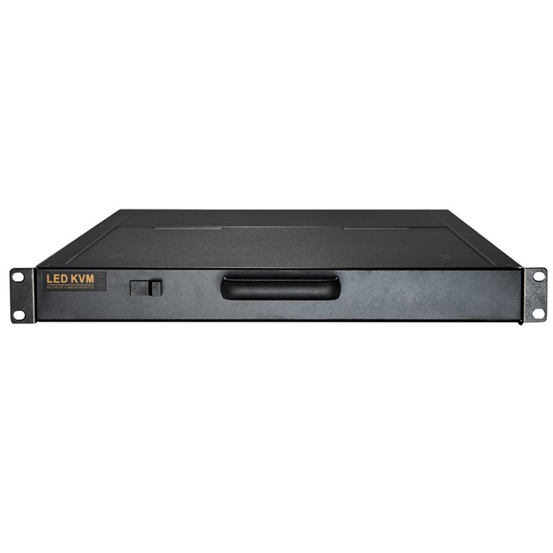 China KVM switch manufacturer 17 inch led 8 port VGA IP access rack 1U screen ip KVM console