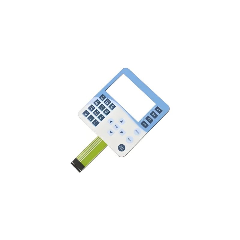Custom Membrane Switches Inverter Film Switch Control Panels Embossed Button Keyboard Keypad Silicone Metal Material Flexible