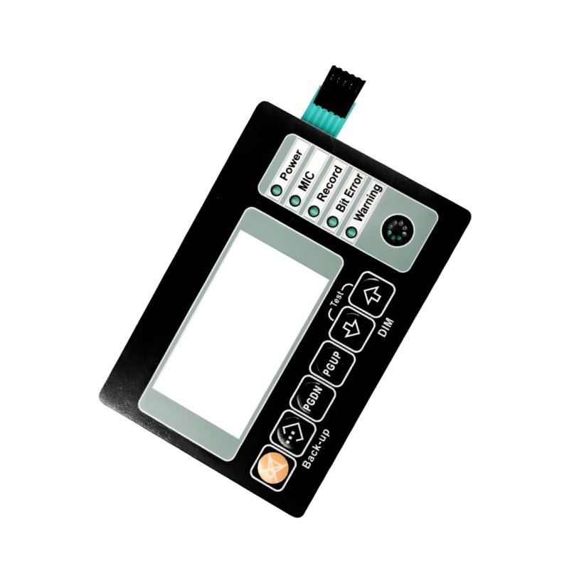 Custom Membrane Switches Inverter Film Switch Control Panels Embossed Button Keyboard Keypad Silicone Metal Material Flexible
