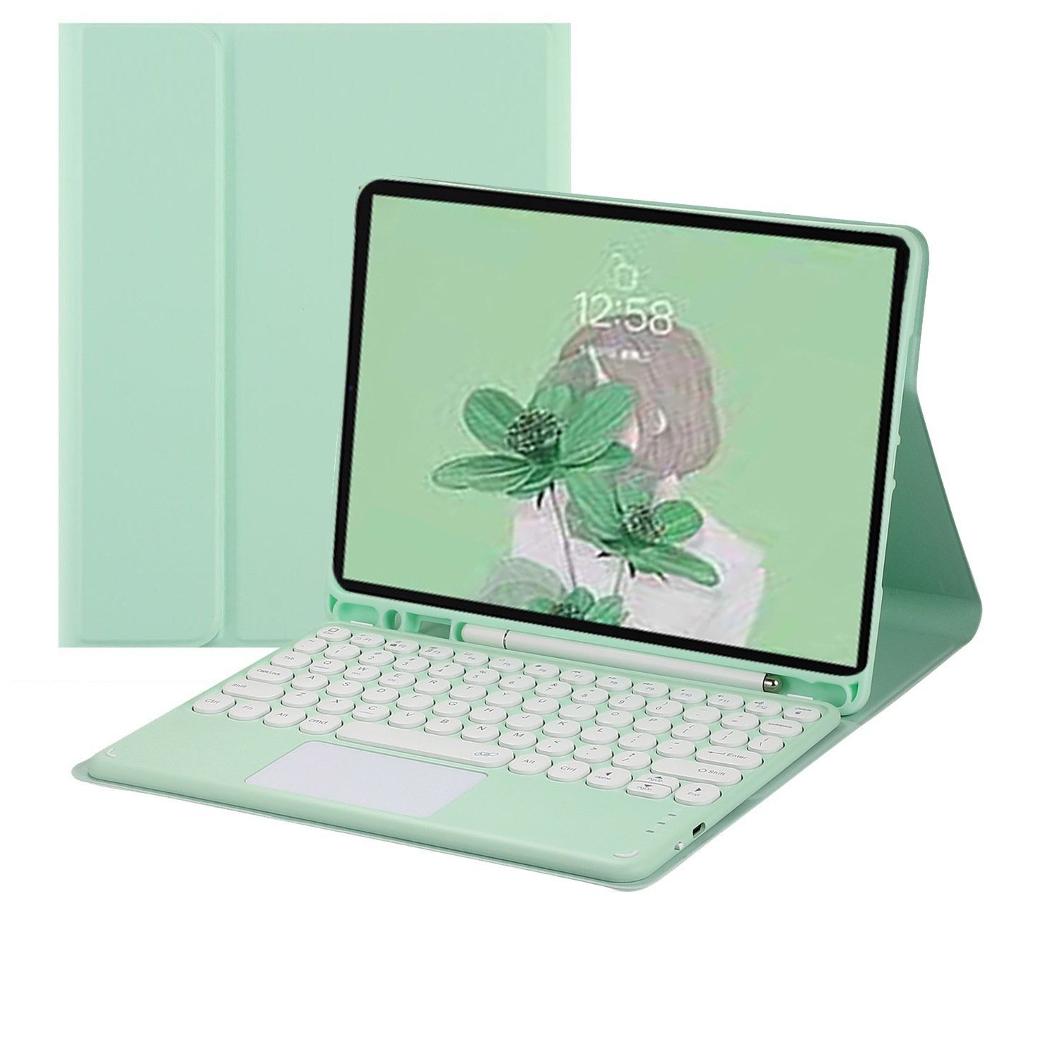 Touchpad Keyboard Case For iPad 10th Generation For iPad Pro 11 Air 4 Air 5 10.9 Air 3 Pro 10.5 7/8/9th 10.2 Protective Cover