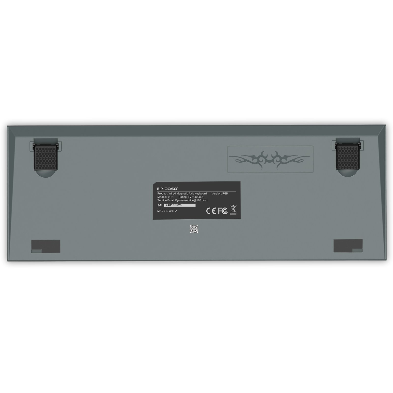 E-YOOSO HZ61 Percent Gaming Keyboards Laptop Computer Keyboard 61 Keys Blue Switch Red Switch Mechanical Keyboard