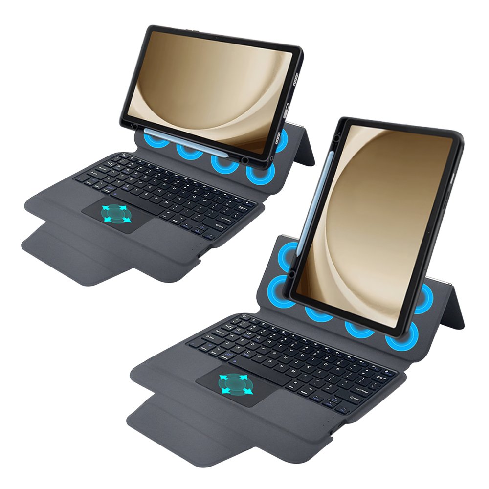 Wireless combo Keyboard cover case For Samsung Tab A9 Plus 11" SM-X210/X216/X218 2023