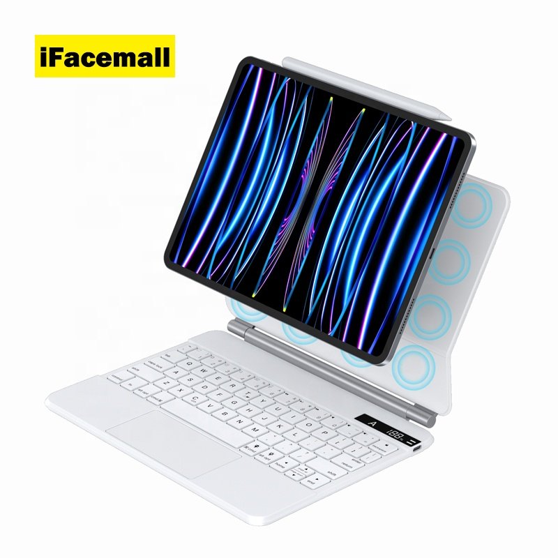Magnetic suspension Keyboard for iPad 10.9 Blue tooth Keyboard Case 10th Generation Touch Wireless Tablet Case Cover 2022