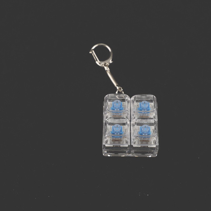 Custom DIY Switches Mechanical Keyboard Tactile Key Keycap Switch Tester Keychain