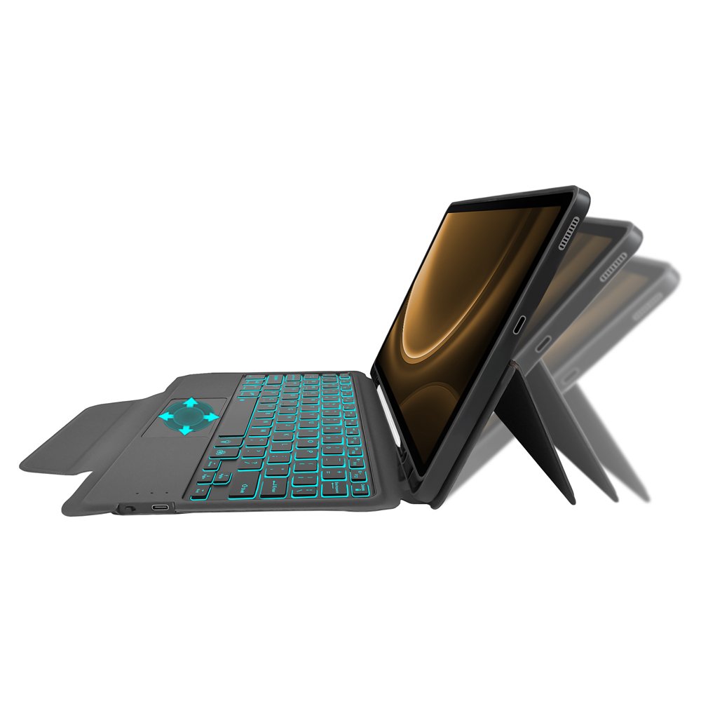 combo magic touchpad wireless keyboard tablet case For Samsung galaxy tab S9 FE with removable back