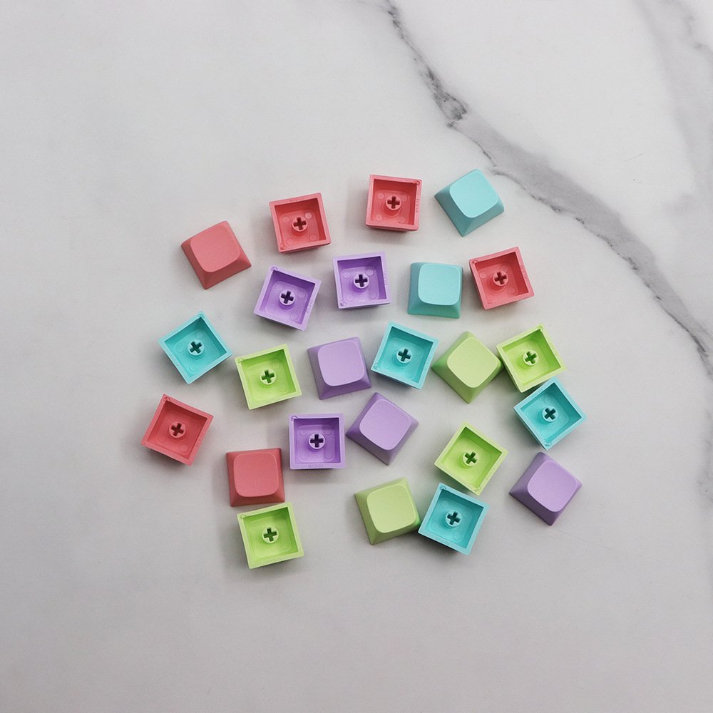 Multi-color XDA Blank Keycap Durable PBT Material 1U Mechanical Keycap Transparent Black White With Mx Switch