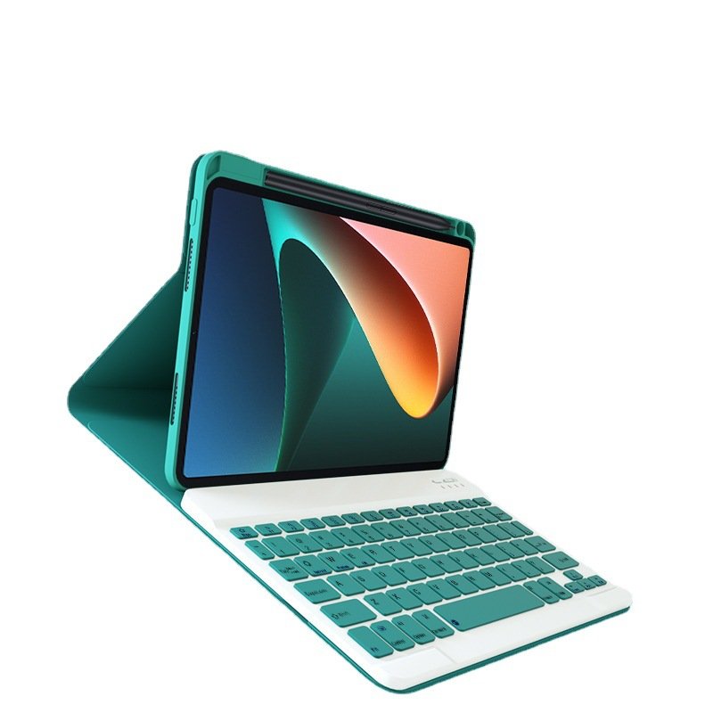 Noble Black Wireless Detachable Touchpad Keyboard Case Protect Tablet Keyboard Cover Case for Xiaomi Redmi Pad