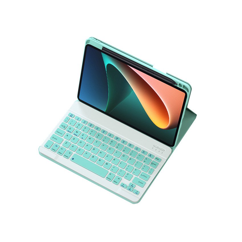 Noble Black Wireless Detachable Touchpad Keyboard Case Protect Tablet Keyboard Cover Case for Xiaomi Redmi Pad