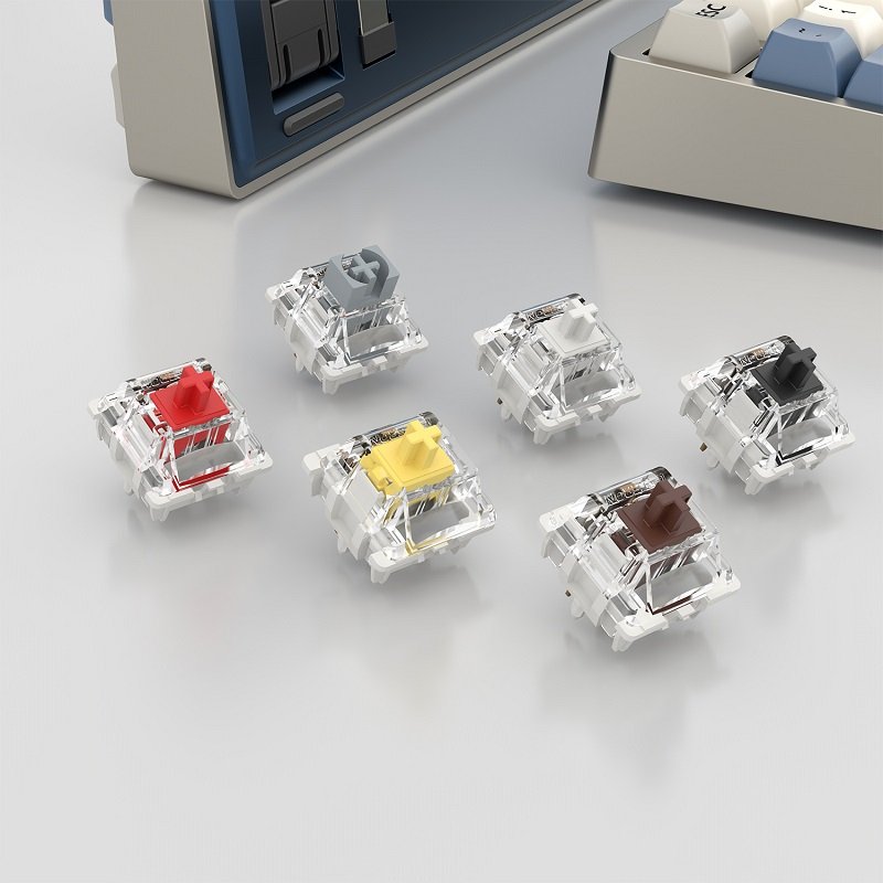 GATERON G Pro 3.0 Linear Tactile 3 pin 5 pin pre lubrication DIY hot swap SMD 3 layer pin gaming mechanical keyboard switch