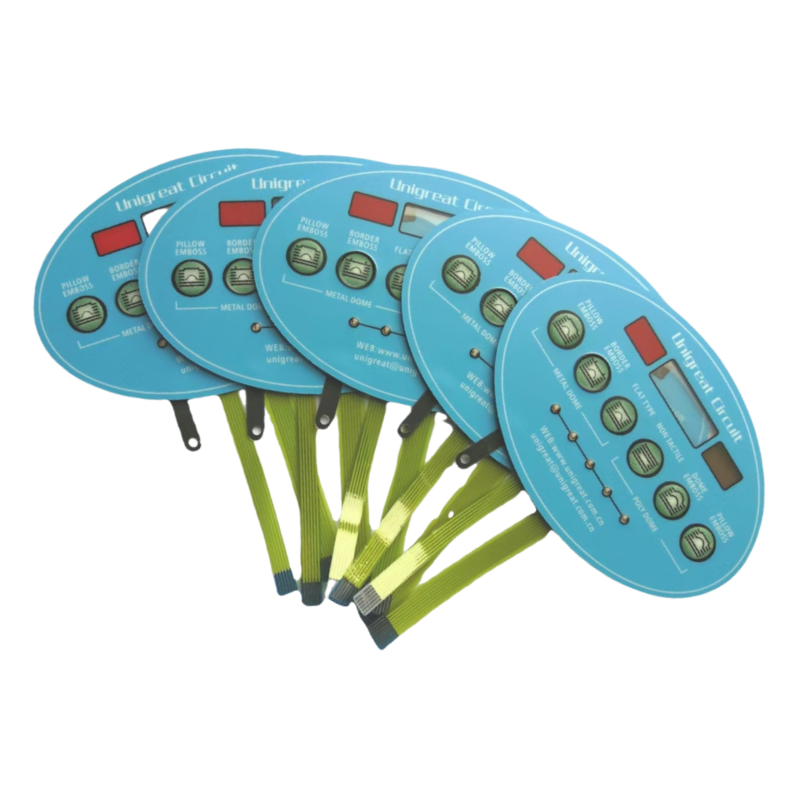 OEM Manufacturer Customized Medical Machine Push Button Switch Tactile Membrane Keyboard with Metal Dome Contact for Machines