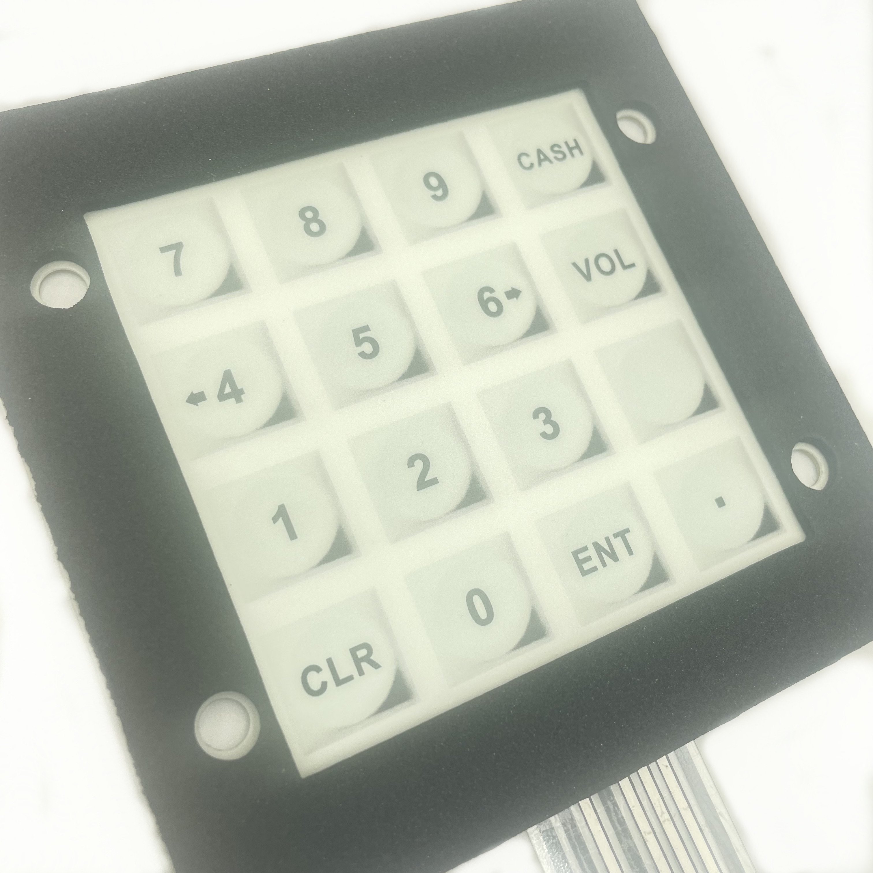 Retail waterproof gas dispenser keypad membrane switch for Fuel Dispenser Keypad