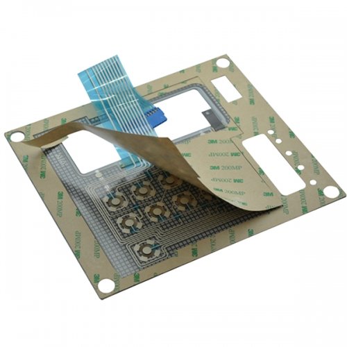 Customized button switch membrane keyboard graphics overlay membrane panel