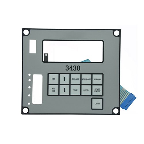 Customized button switch membrane keyboard graphics overlay membrane panel