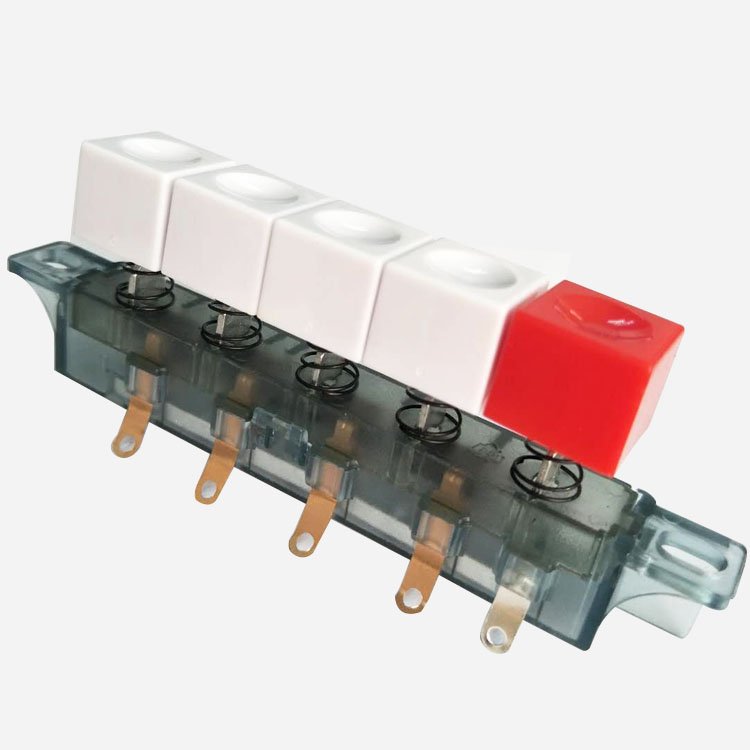TUOWEI Electric Fan Juicer Piano switch 5 key color push button Keyboard Switches