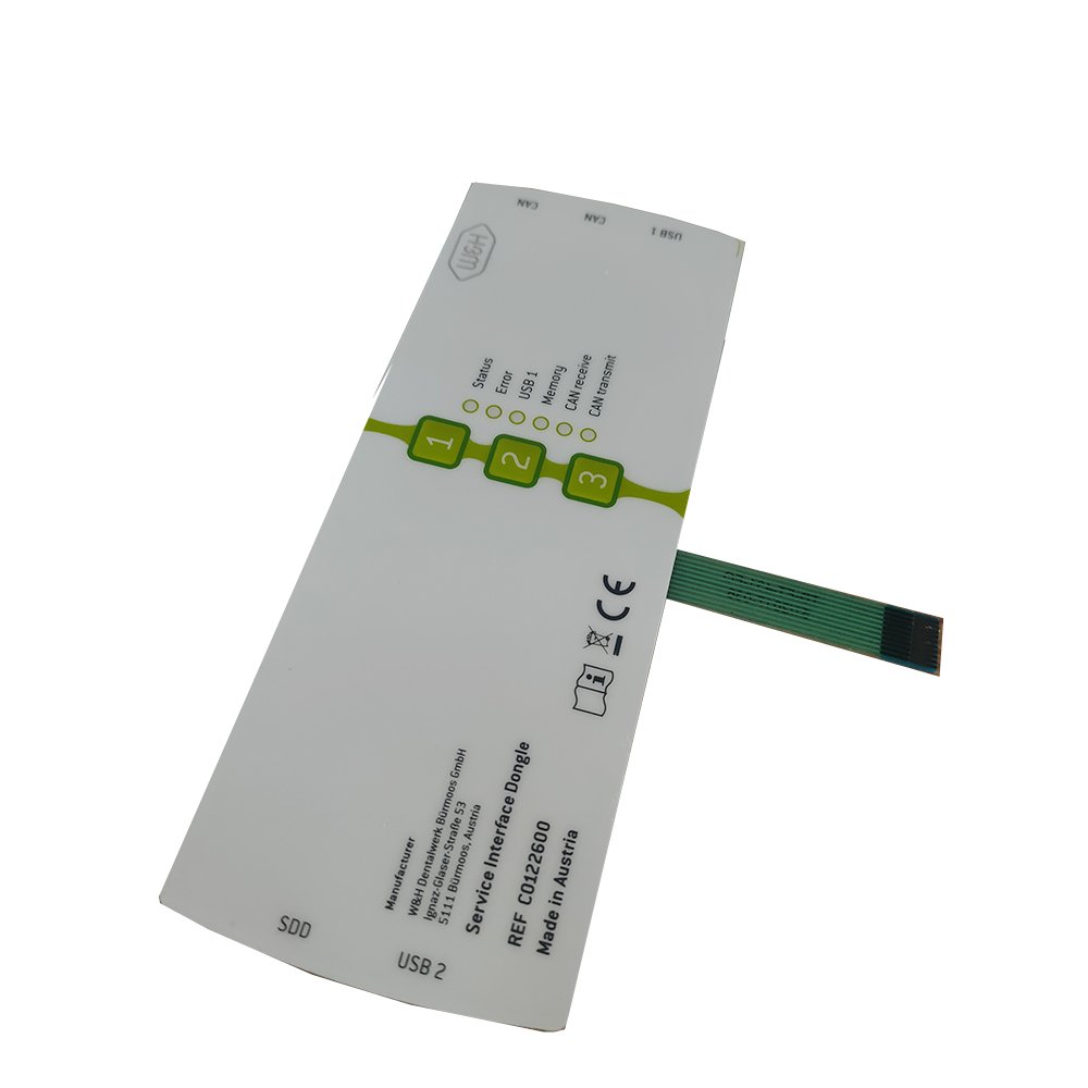 stainless steel material keyboard custom matrix membrane switch silicon membrane keypad