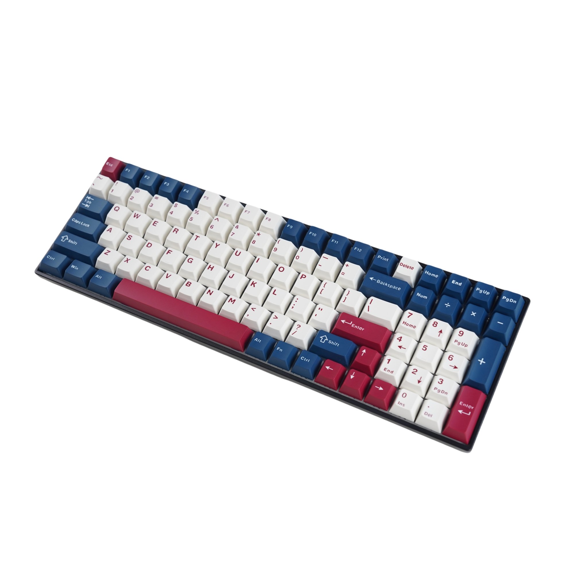 100 Keys Wireless Triple Mode BT5.0/2.4G/USB-C Hot Swappable Mechanical Keyboard,Software Support,Red Switch for Mac Computer PC