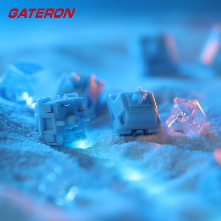 GATERON Sea Salt Milkshake Switches Pom Material 48gf Mahjong Sound Game Office Mechanical Keyboard Switch