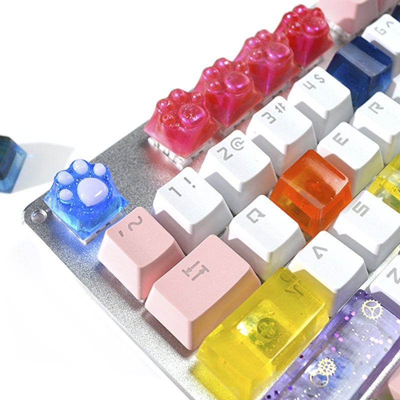 Keycap silicone mold DIY mechanical keyboard silicone mold resin cover mirror dripping mold
