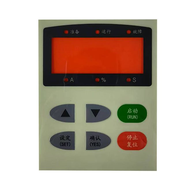 Acrylic Inverter Transformer membrane Switch Panel Thin Film Air Conditioning Control Keypad & Keyboard