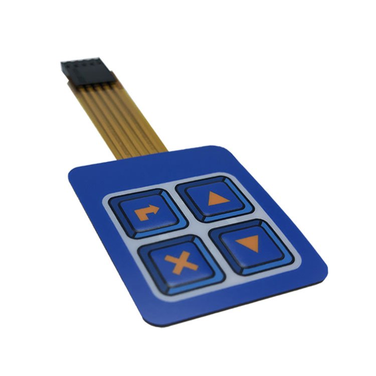 Hot sell PET/PC Graphic Overlay with flat circuit Membrane Keypad Keyboard Switch