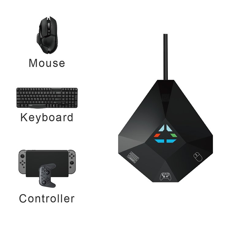 TNS-19077 Keyboard and Mouse Converter adapter Compatible For Switch PS4/PS3 Xboxes One Xboxes 360 series consoles