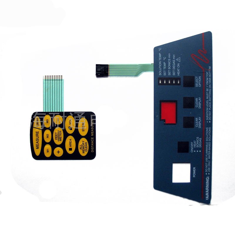 2024 Manufacturer Oem Good Price Membrane Switch Keyboard Panel Customized Logo Hot Selling Reasonable Price Car Membrane Switch