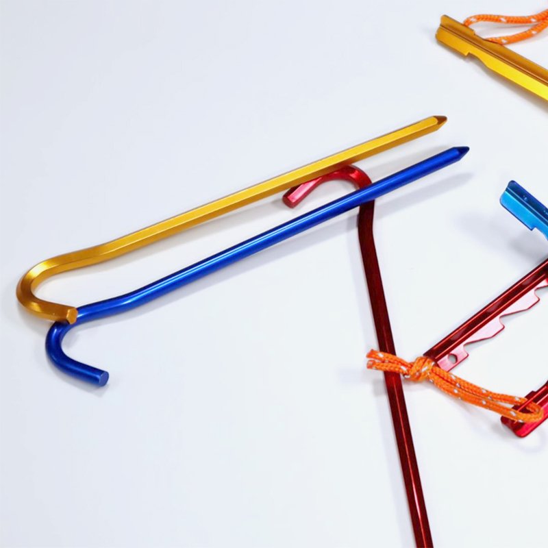 Custom Multicolor Anodizing Aluminum Keyboard Case Machining Cheap Cnc Aluminum Parts Tent Peg