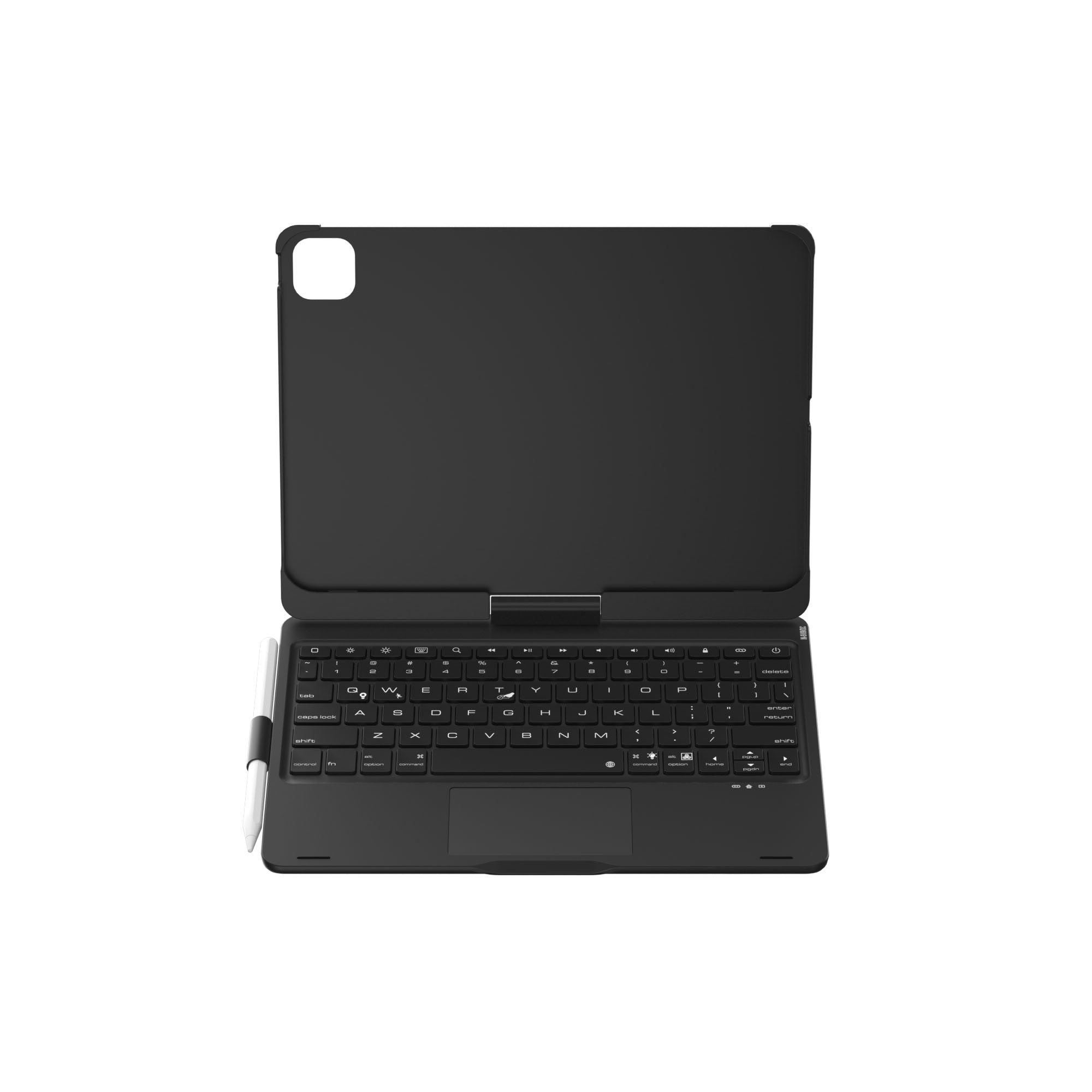 For New iPad pro11 2024Wireless Keyboard 10.9Protector Case 360-degree rotary keyboard case with colorful backlight and touch