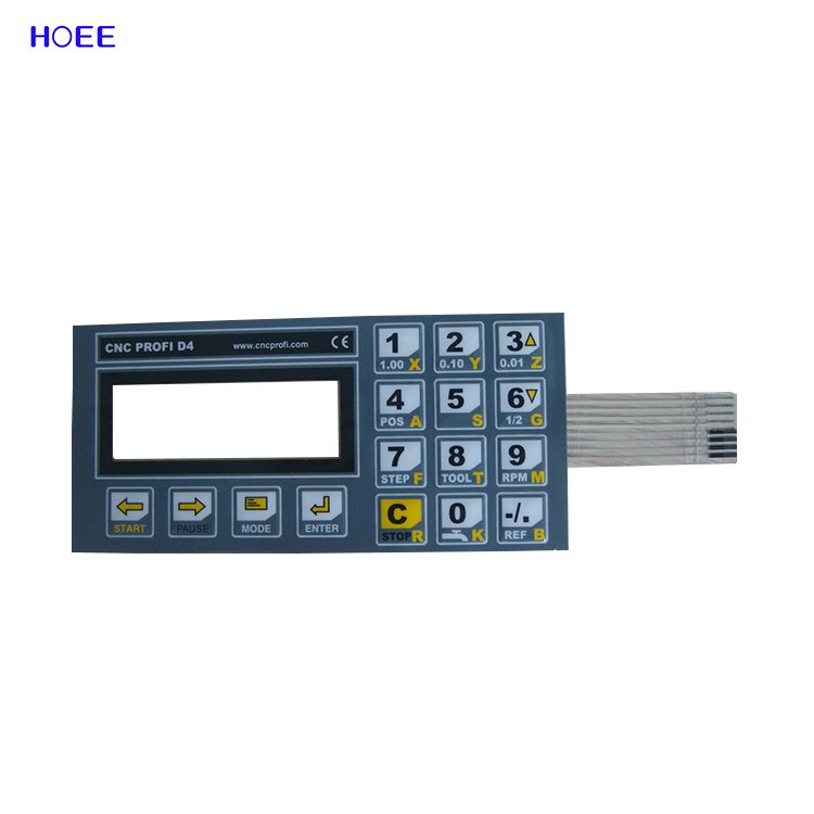 Manufacturer OEM Service Teclado Membrana Custom Made Membrane Switch Keypad Keyboard