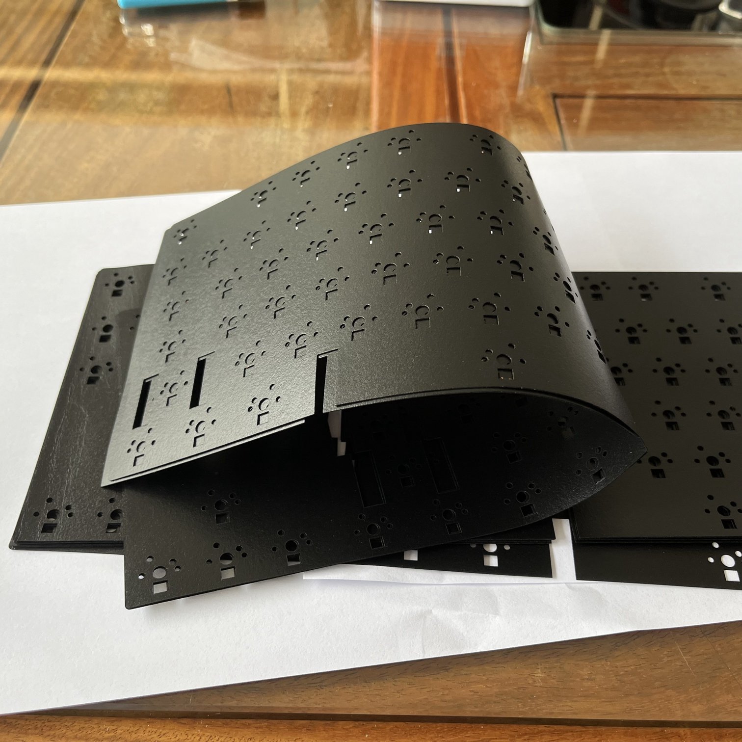 Customized Rogers 4701 foam die cut Foam Gasket Keyboard PCBCushion Pe Keyboard Plate