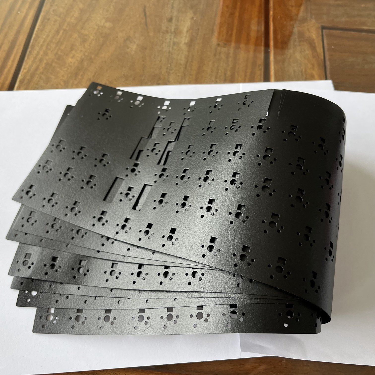 Customized Rogers 4701 foam die cut Foam Gasket Keyboard PCBCushion Pe Keyboard Plate