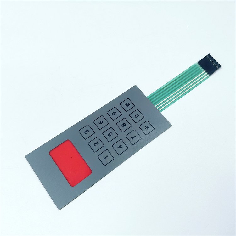 custom microwave oven membrane silver keypad switch