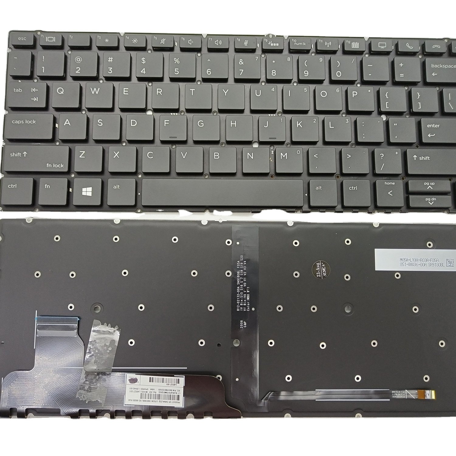 New Computer Repair Replacement Black Color Laptop Keyboard 830 G6 X360 US Layout Notebook Keyboard with Backlit
