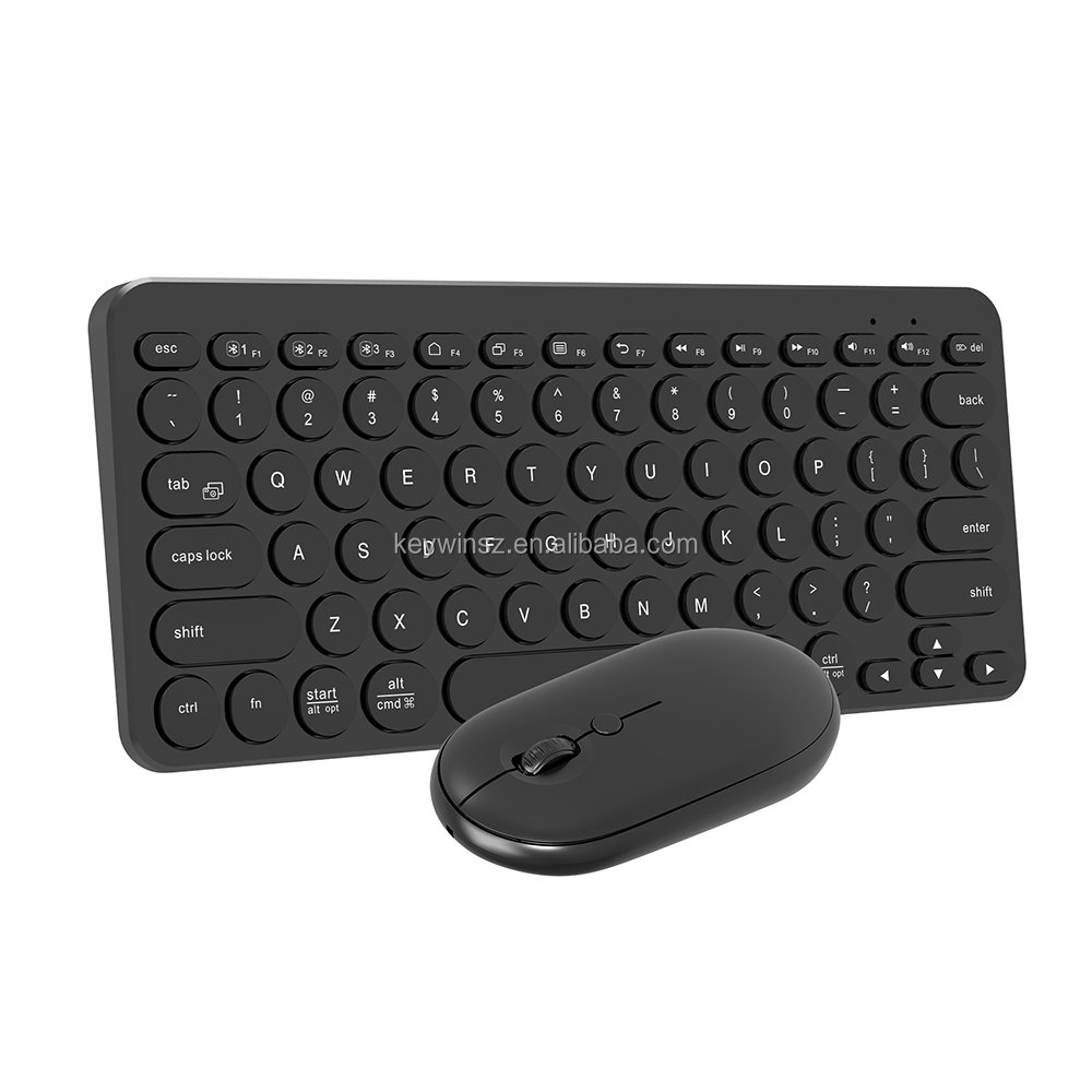 Wholesale Low Price Mini 78 Keys 4D Button 2.4ghz Wireless Keyboard and Mouse Sets for Office