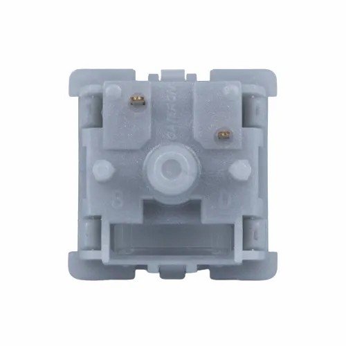 GATERON Smoothie Silver Switch Full POM Material Pre-lubed 45gf 5-Pin SMD RGB gaming DIY customized mechanical keyboard switch
