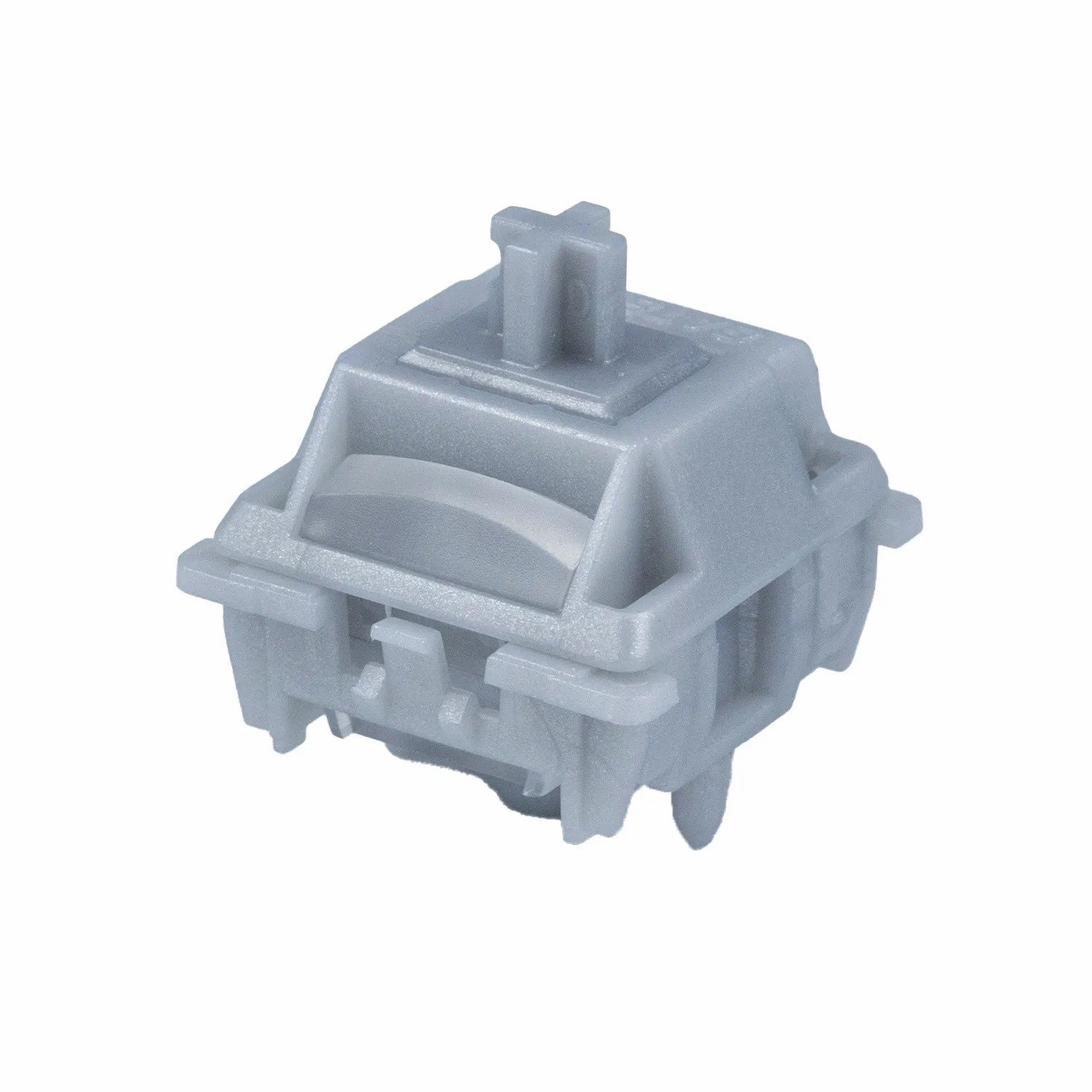GATERON Smoothie Silver Switch Full POM Material Pre-lubed 45gf 5-Pin SMD RGB gaming DIY customized mechanical keyboard switch