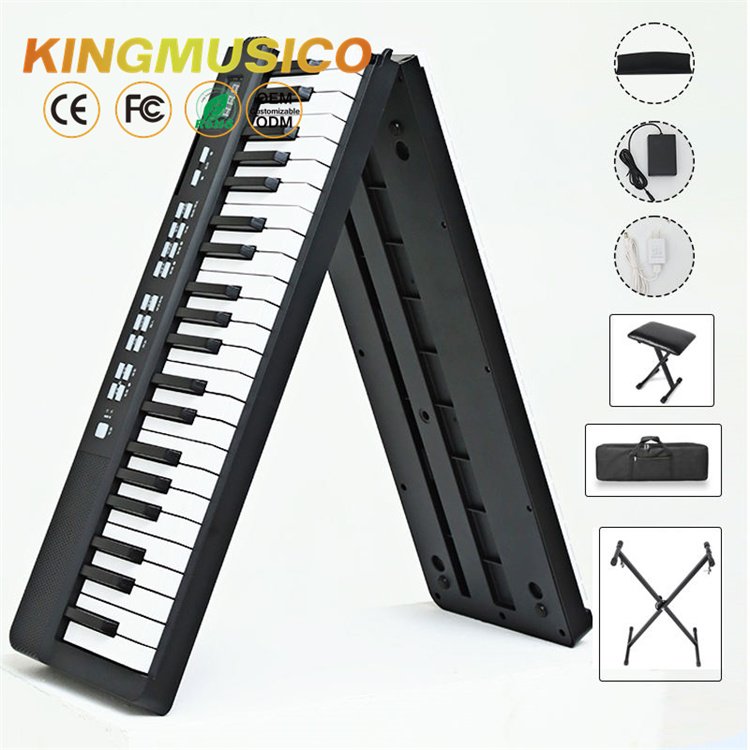 Beginner-Friendly 88 Keys Digital Piano with USB Portable Electric Piano folding piano