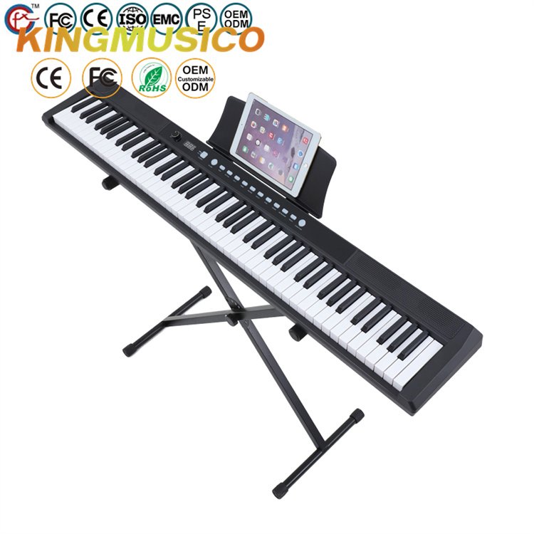 Beginner-Friendly 88 Keys Digital Piano with USB Portable Electric Piano folding piano