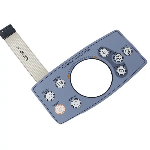 New Arrival Reasonable Price Car-membrane-switch Flexible Film Circuit Backlight Membrane Switch Keypad Panel Silicone Case Rosh