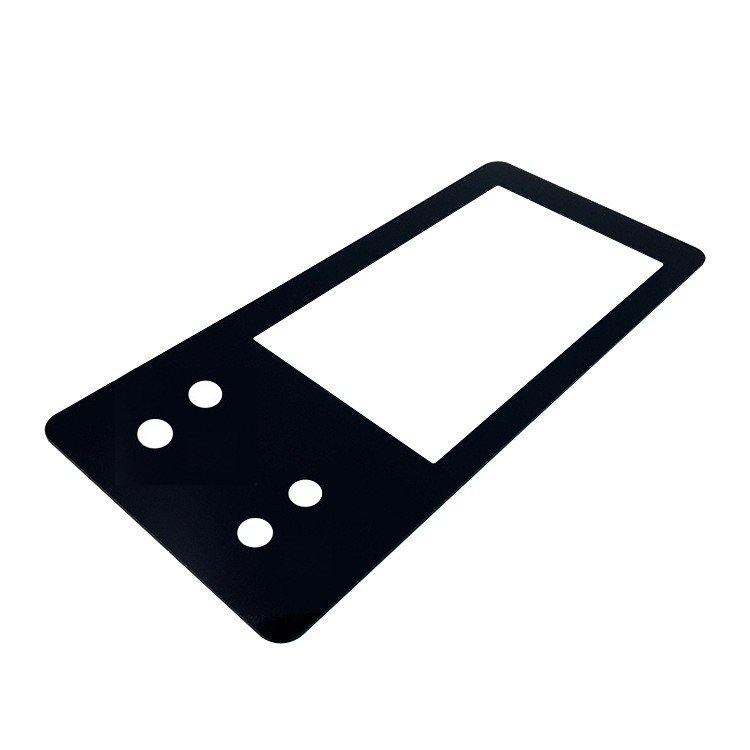 OEM printing PC Membrane Switch Graphic Overlay with Transparent Window Polycarbonate and Cutting Hole for Keyboard and Keypad