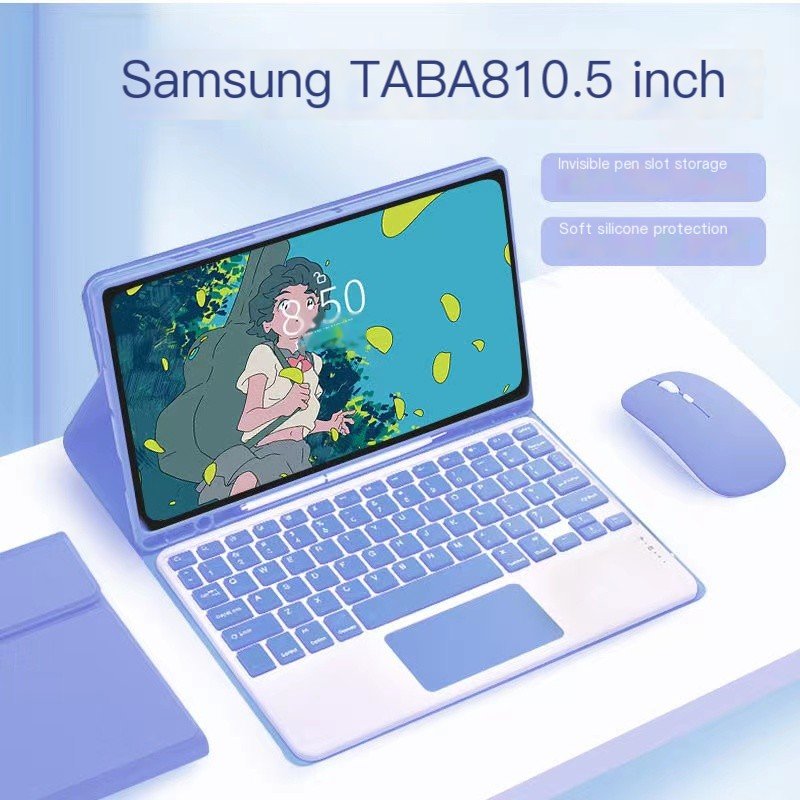 For Samsung Galaxy Tab A9plus 11-inch 2023-inch Keyboard Case, Tab S9FE Wireless Detachable Keyboard with Stylus Slot Stand